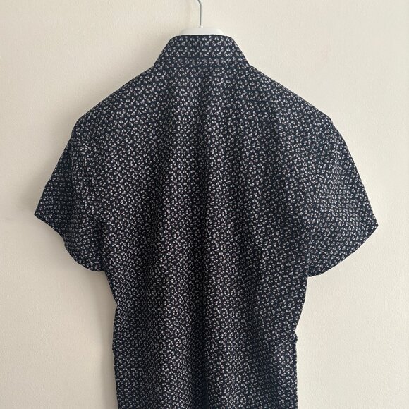 Naked + Famous Short Sleeve Floral Spring Flower Shirt- Small/ Medium - Picture 5 of 7